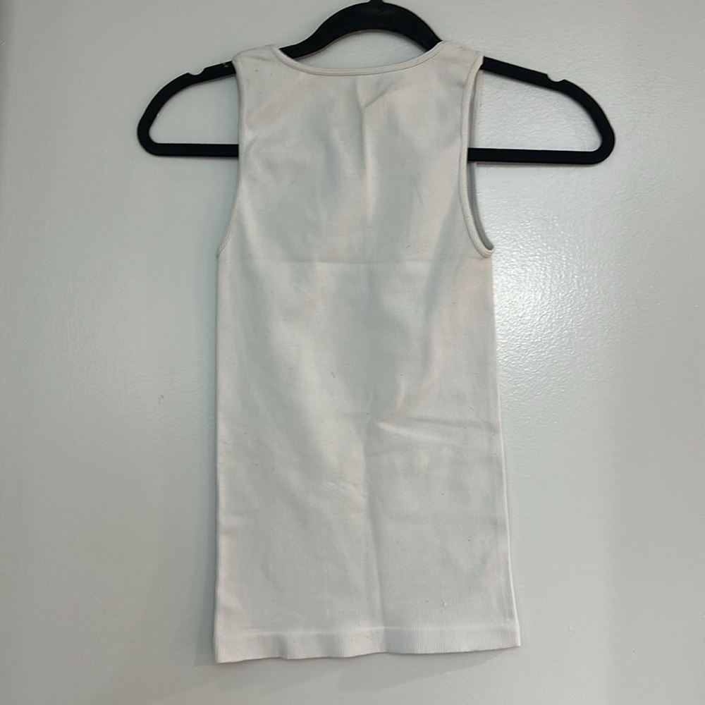 MOVING SALE Sugarlips Original Ribbed White Seamless Tank Top - Picture 7 of 7